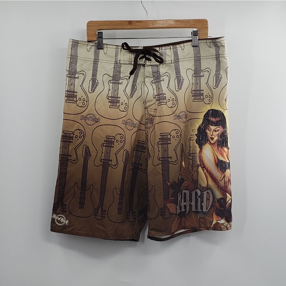 Hard Rock Men's Board Swim Trunks Shorts